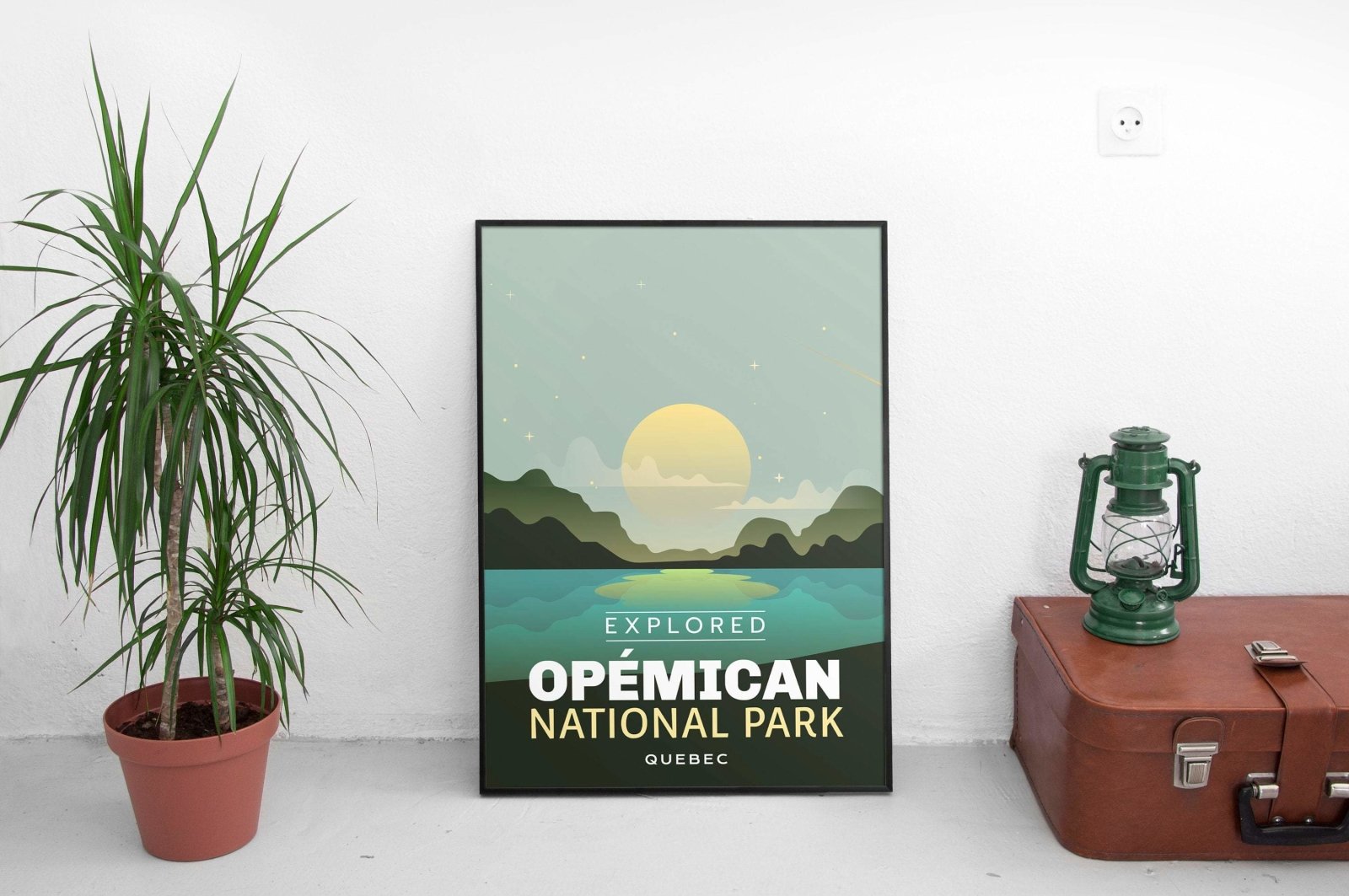 Affiche « Explorée » du parc national d’Opemican