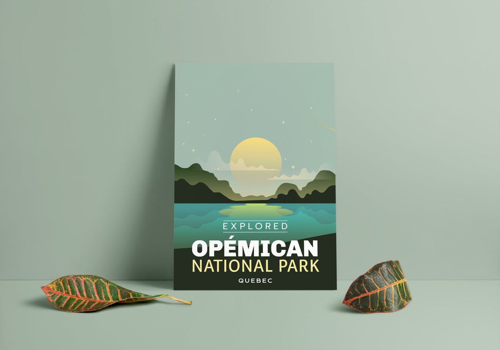 Affiche « Explorée » du parc national d’Opemican