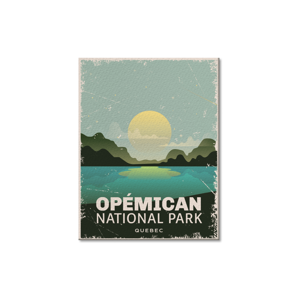 Carte postale du parc national Opemican Québec
