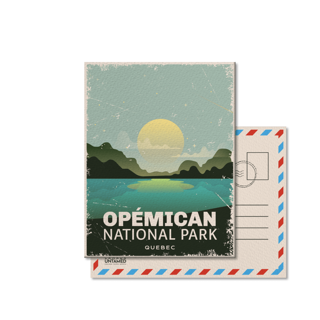 Carte postale du parc national Opemican Québec