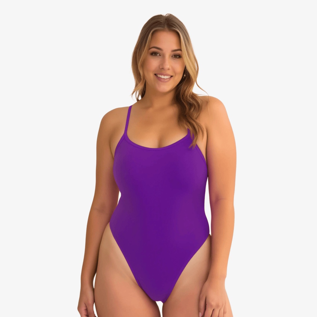 Maillot de bain d'entraînement de performance Orchid Open Back de Norca