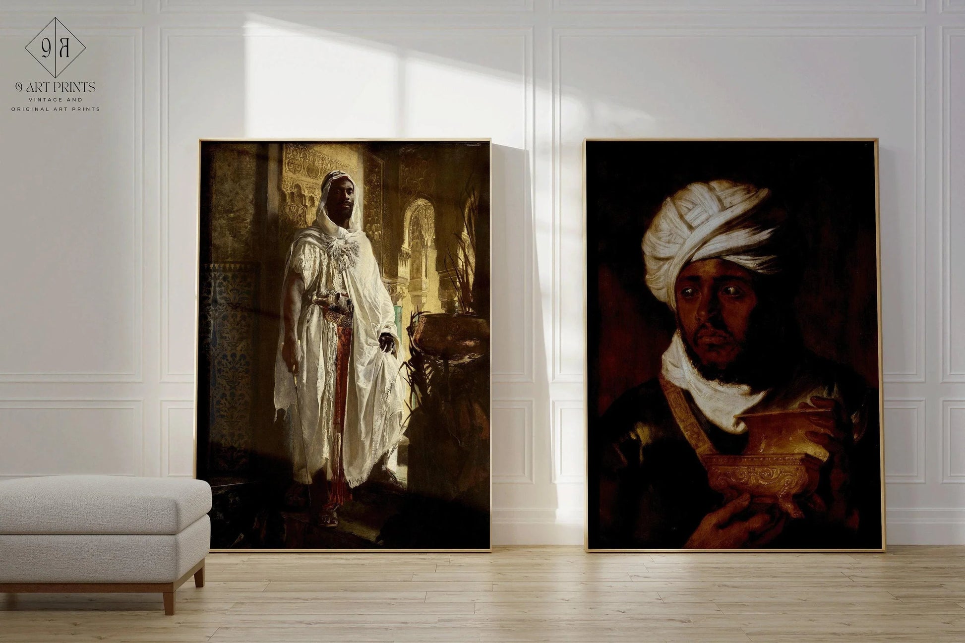 Estampes orientalistes : Chef maure et roi - Édouard Charlemont, Rubens
