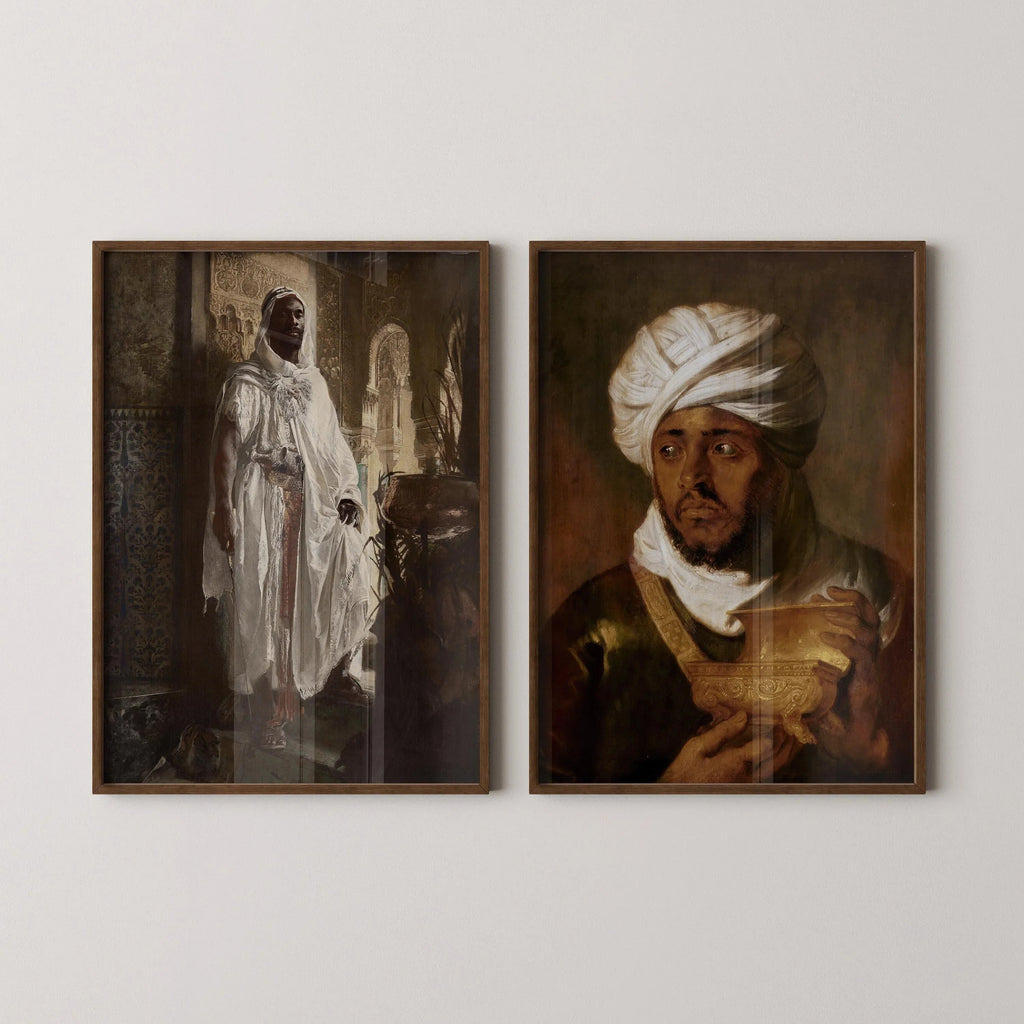 Estampes orientalistes : Chef maure et roi - Édouard Charlemont, Rubens