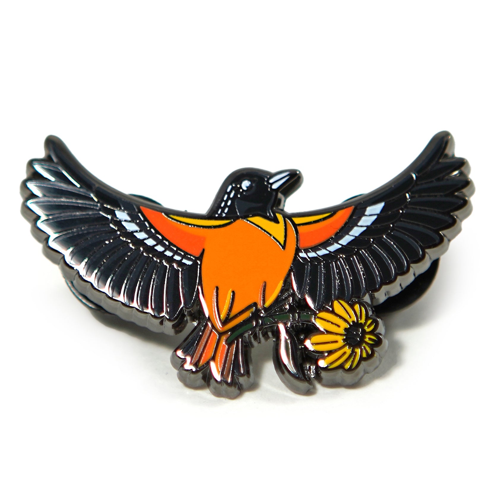 Oriole Enamel Pin
