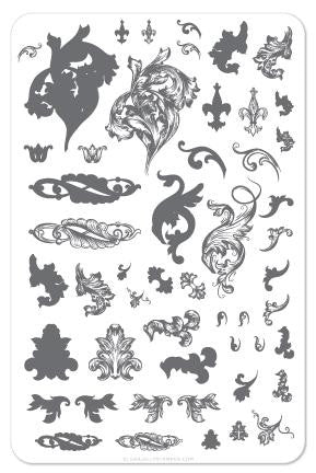 Clear Jelly Stamper - Ornamental Flourish