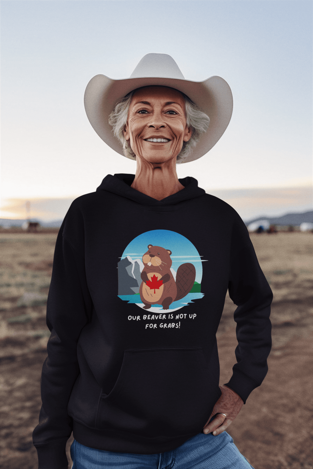 Our Beaver Is Not Up for Grabs Hoodie