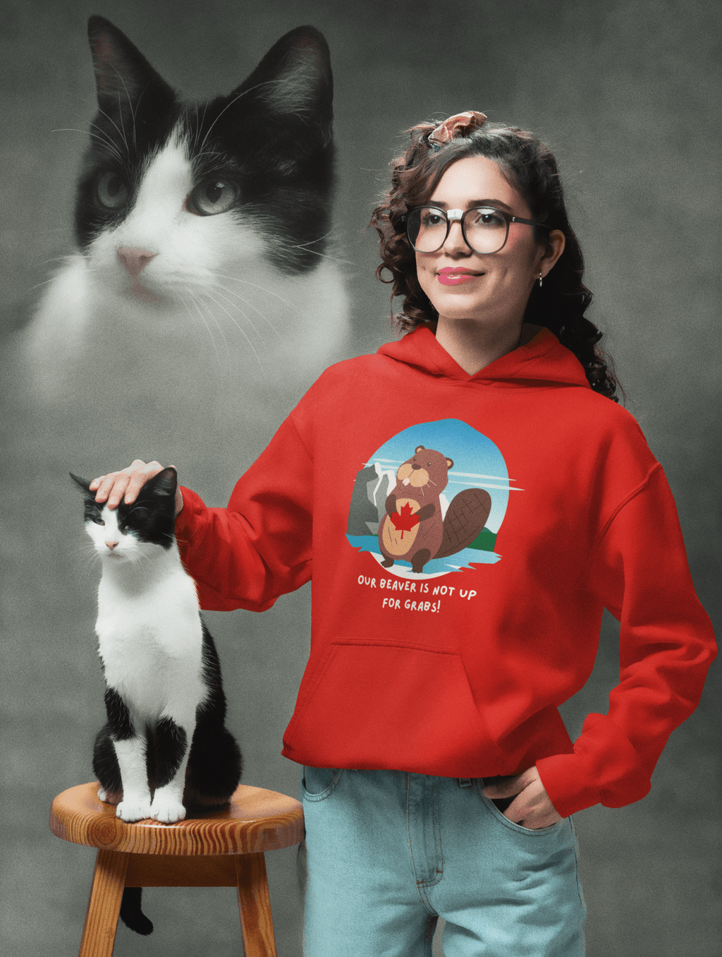 Our Beaver Is Not Up for Grabs Hoodie