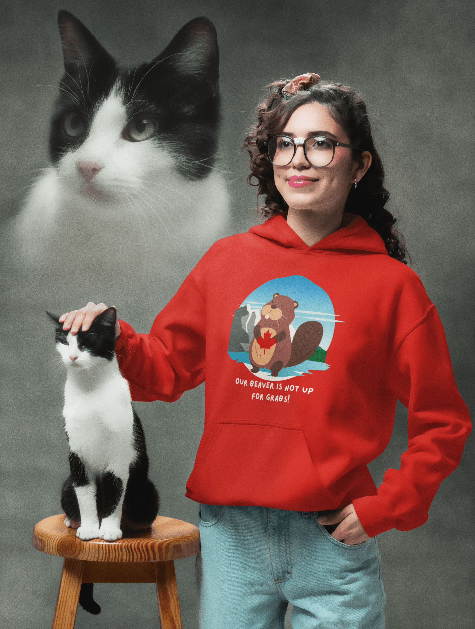 Our Beaver Is Not Up for Grabs Hoodie