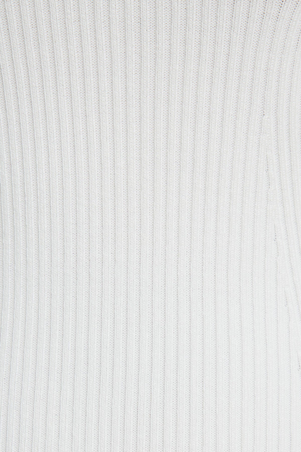 Ribbed Mini Sweater Polo Dress