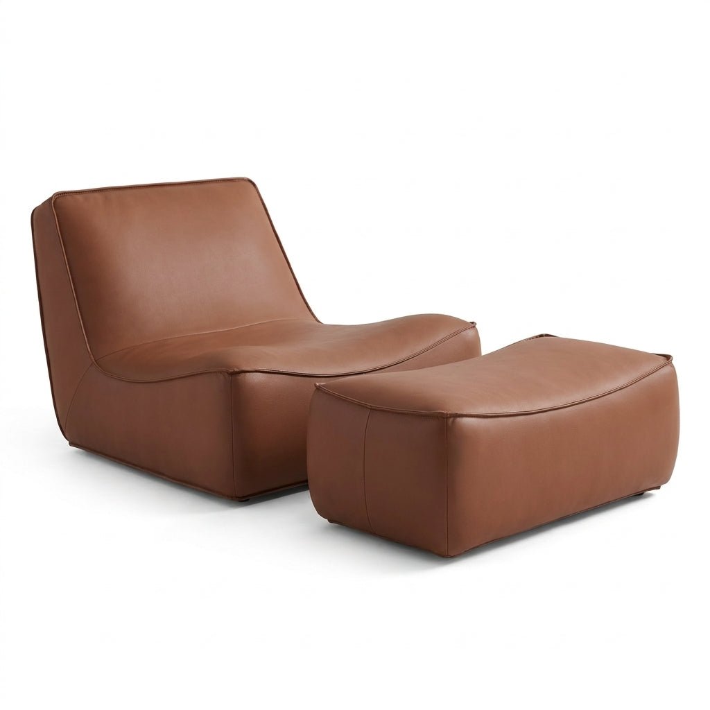 P02 Single Sofa & Ottoman Set