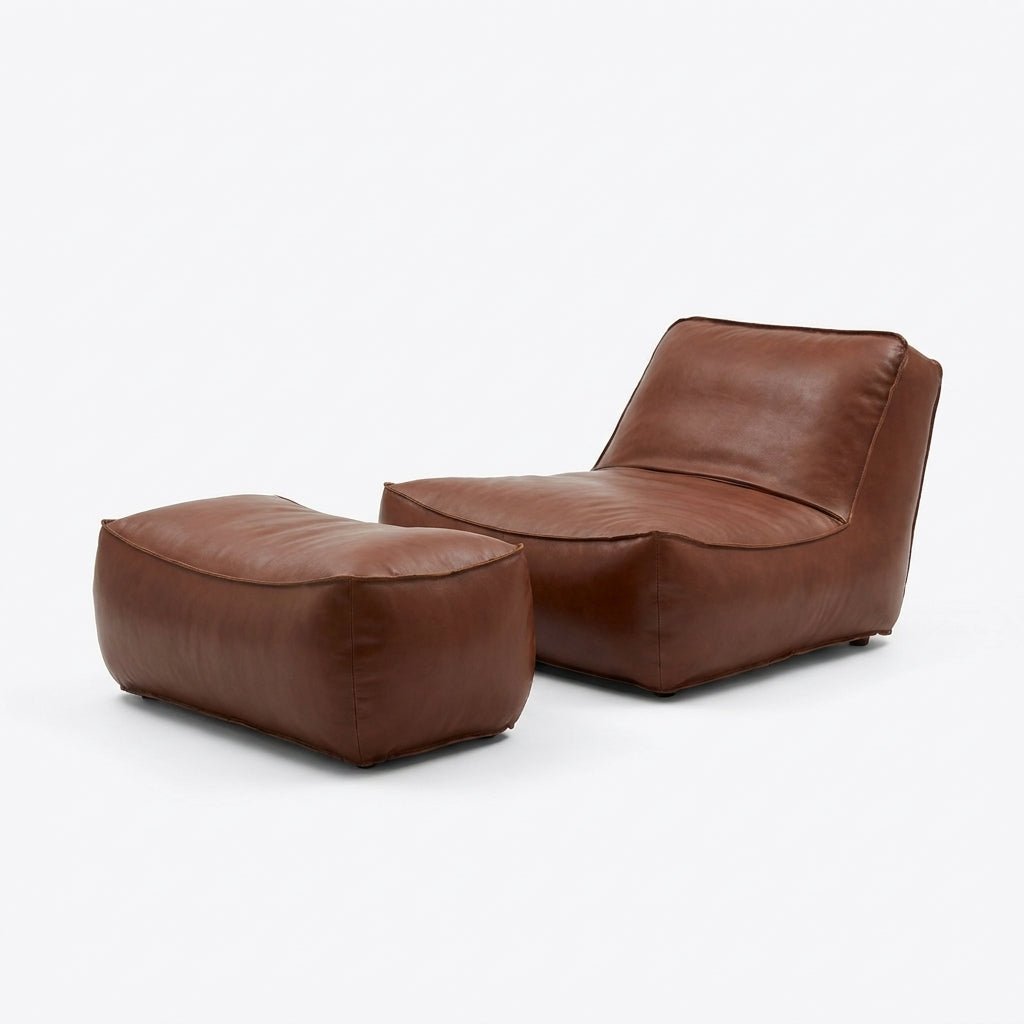 P02 Single Sofa & Ottoman Set