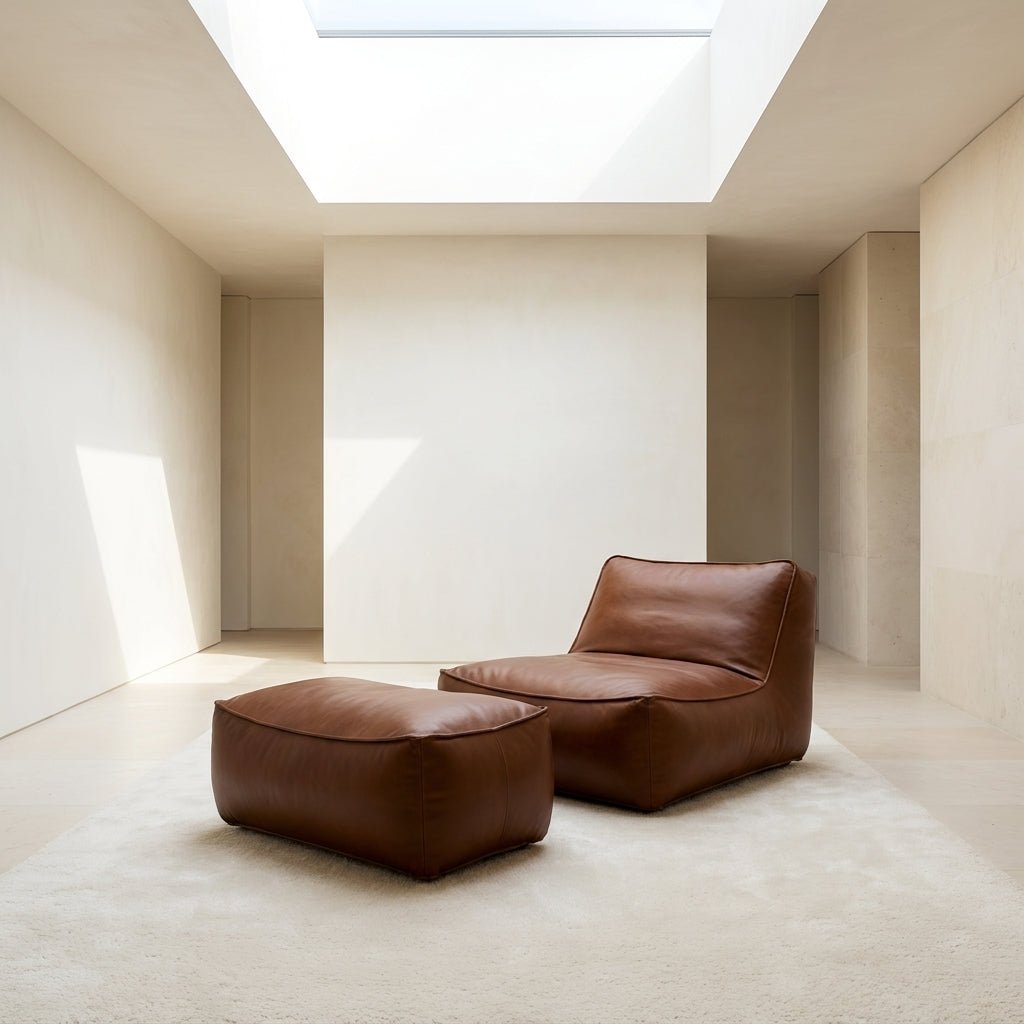 P02 Single Sofa & Ottoman Set