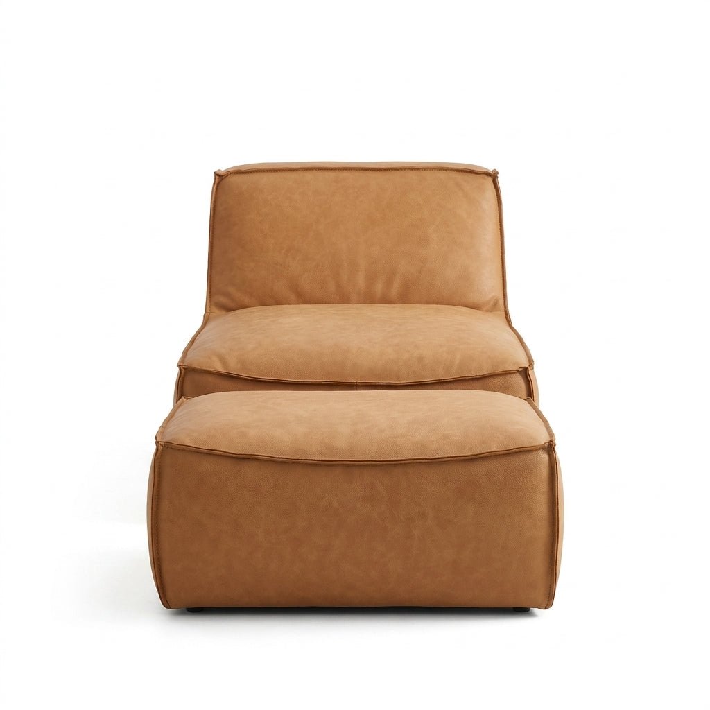 P02 Single Sofa & Ottoman Set