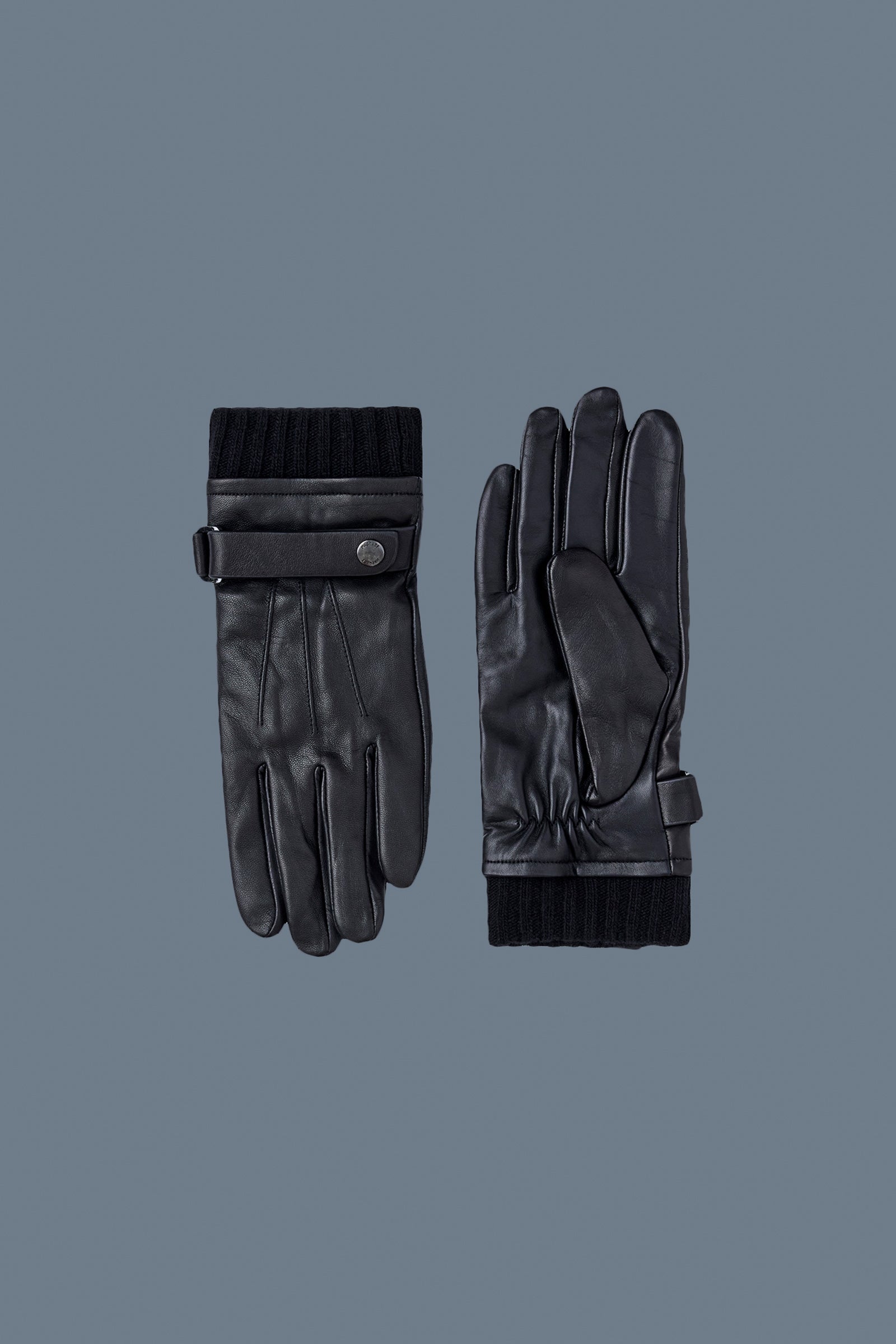 Gant de conduite en cuir REEVE (R) avec poignet en tricot