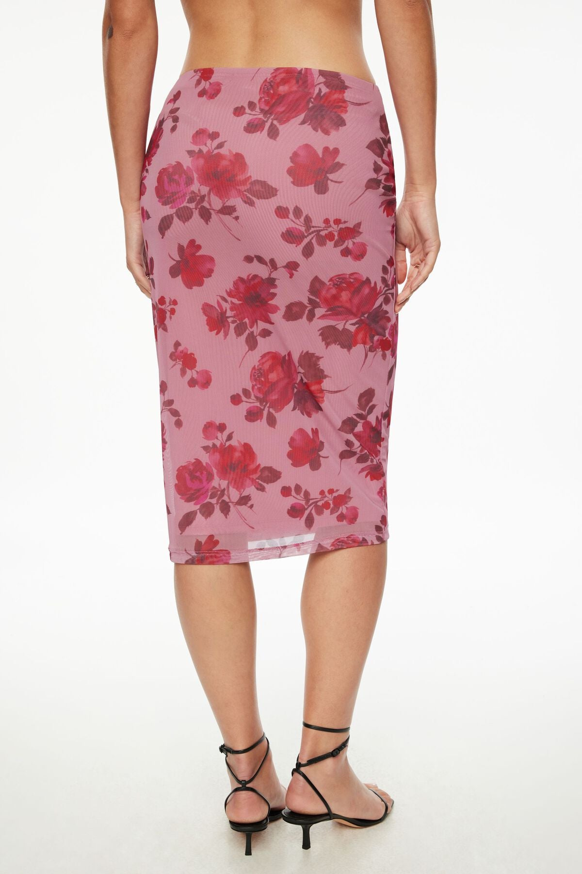 Jupe midi en maille Alana
