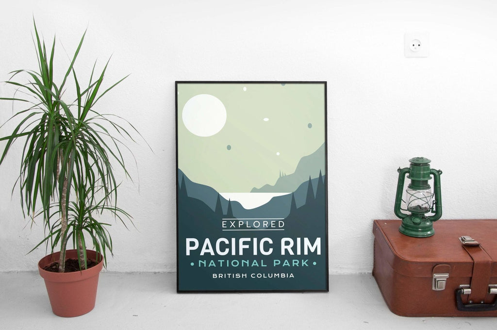 Pacific Rim National Park 'Explored' Poster