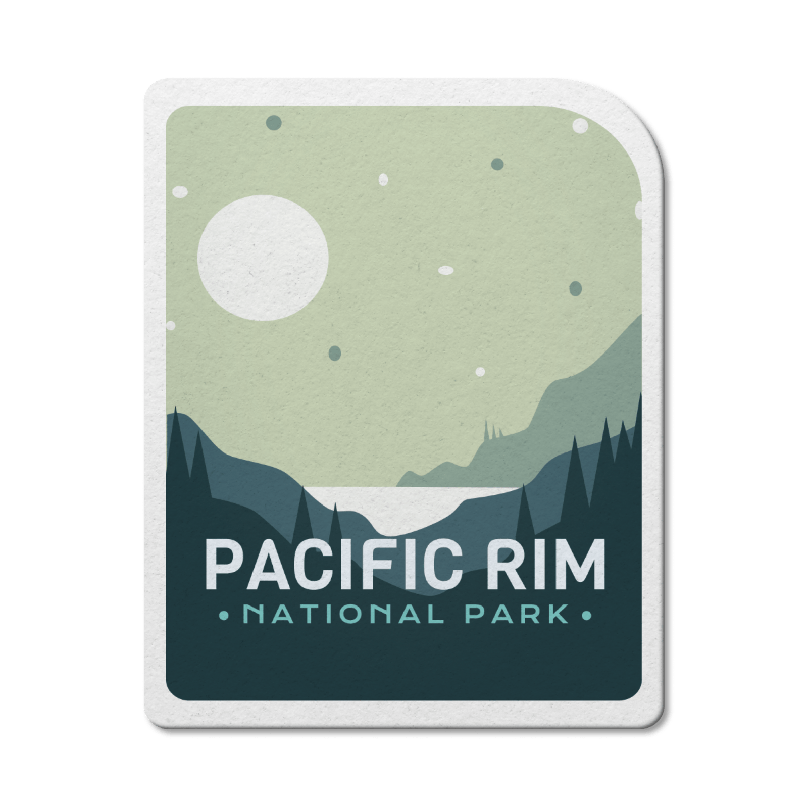 Pacific Rim National Park of Canada Waterproof Vinyl Sticker