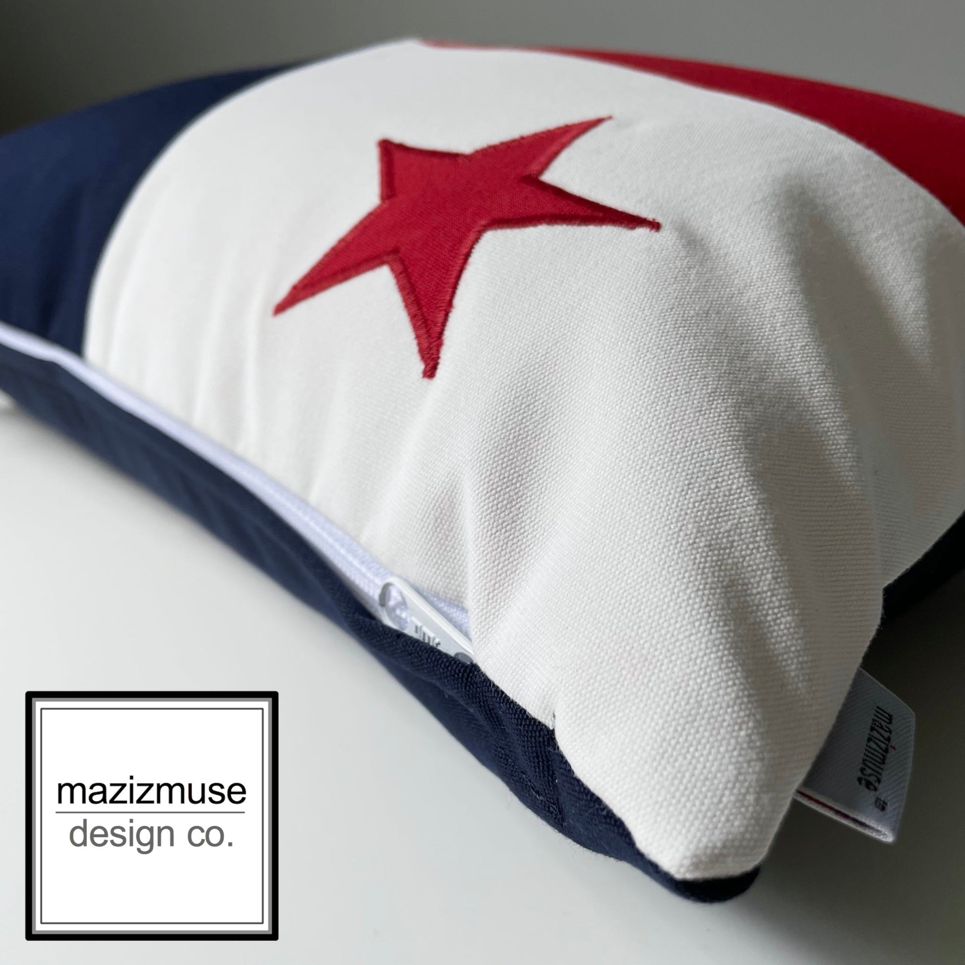 Housse de coussin d'extérieur Sunbrella®, motif drapeau du Panama 