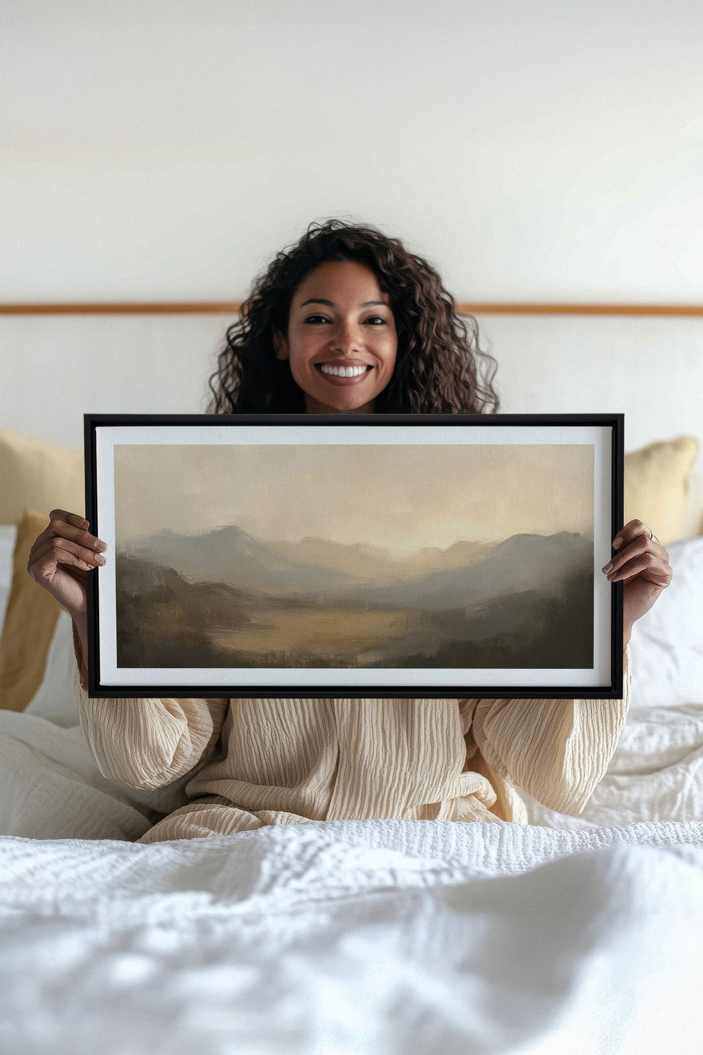 SOFT GLOW, Stretched Canvas Artwork