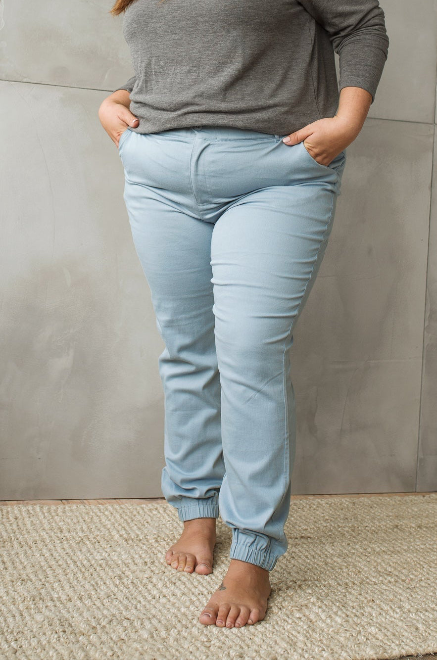 Blue Cargo Pants