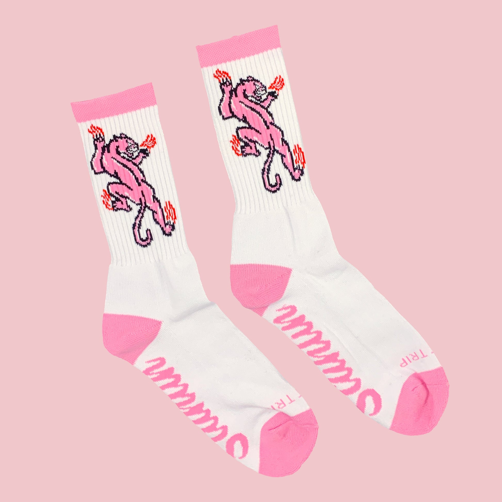Chaussettes Panthère Rose