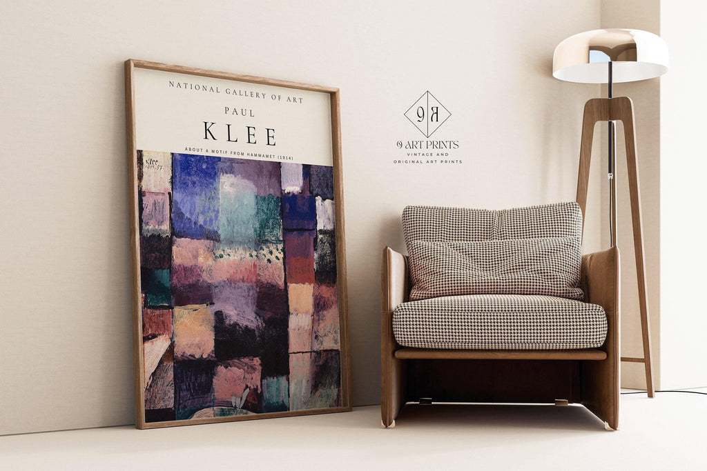 Paul Klee About a Motif | Modern Art Exhibition Poster (available handframed or unframed)