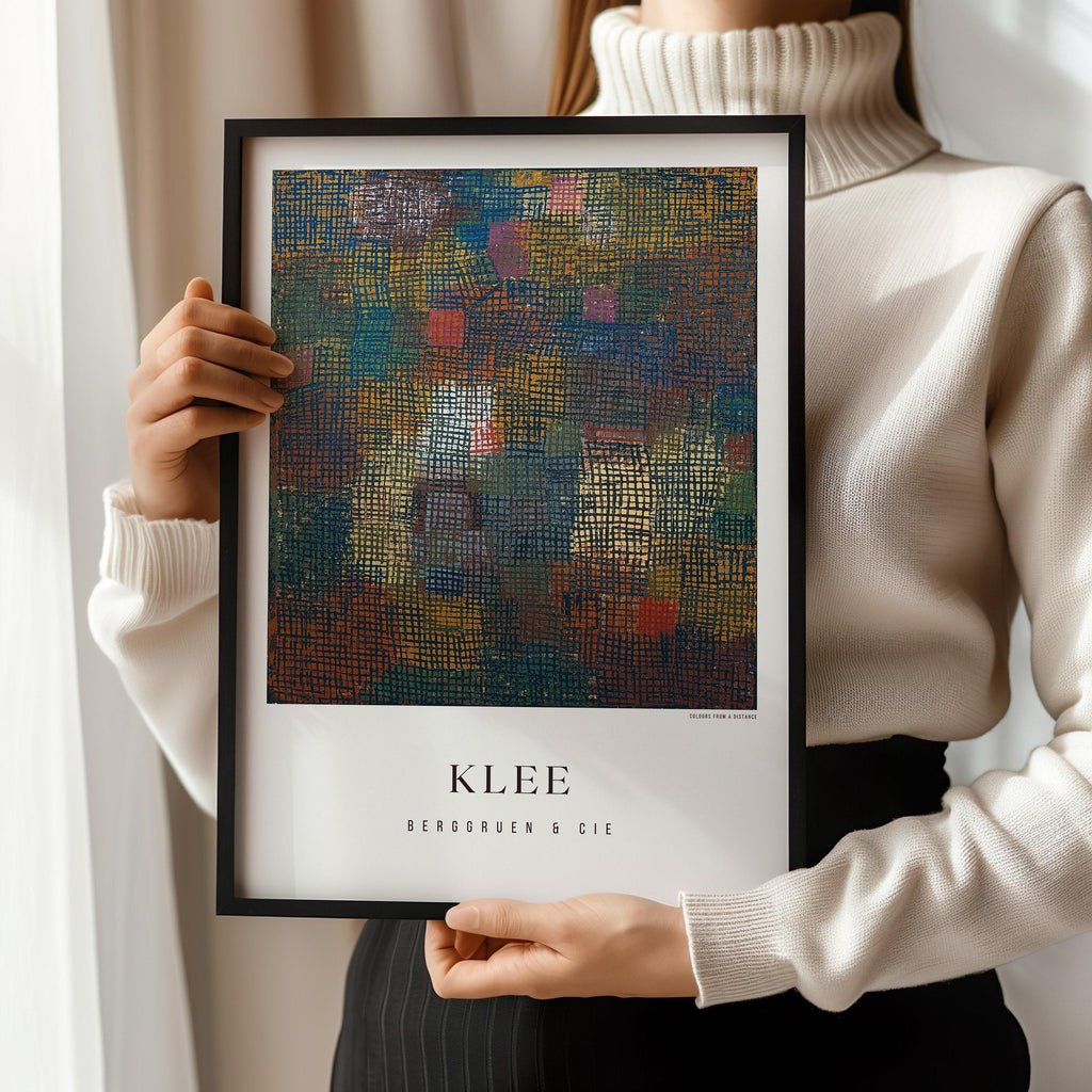Paul Klee - Couleurs vues de loin | Art abstrait moderne (Disponible encadré ou non encadré)