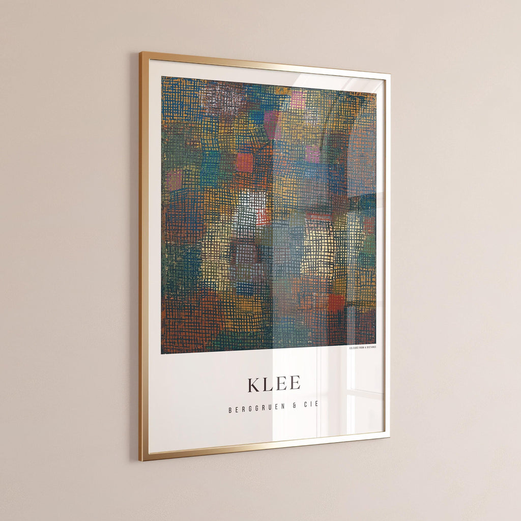 Paul Klee - Couleurs vues de loin | Art abstrait moderne (Disponible encadré ou non encadré)