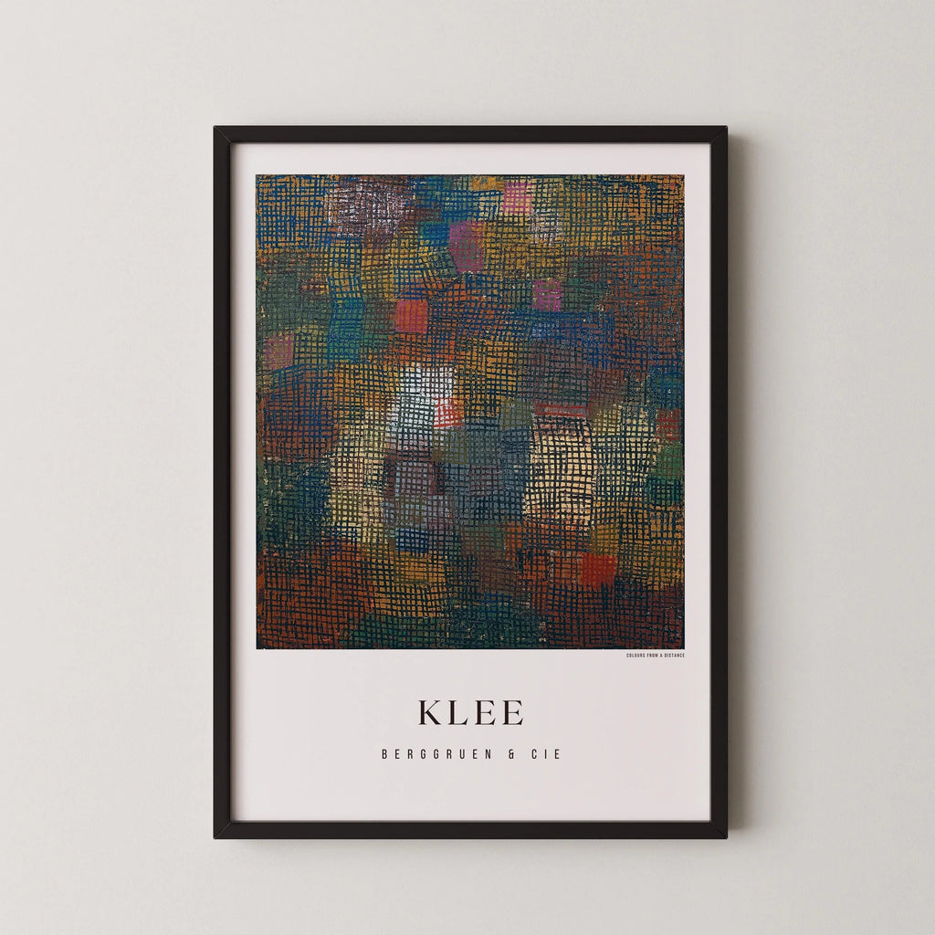 Paul Klee - Couleurs vues de loin | Art abstrait moderne (Disponible encadré ou non encadré)