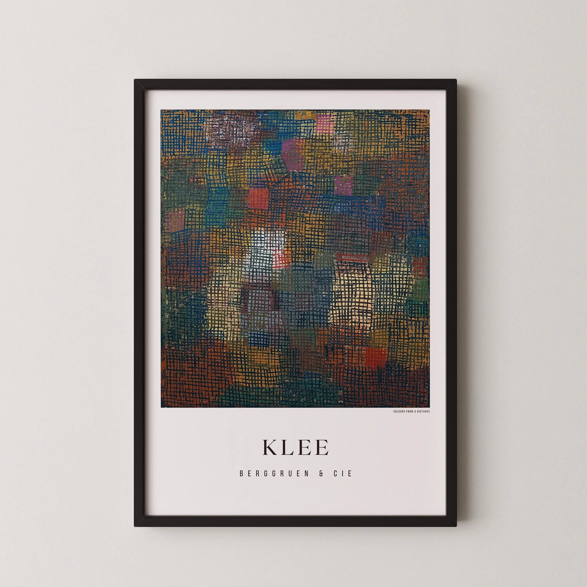 Paul Klee - Couleurs vues de loin | Art abstrait moderne (Disponible encadré ou non encadré)