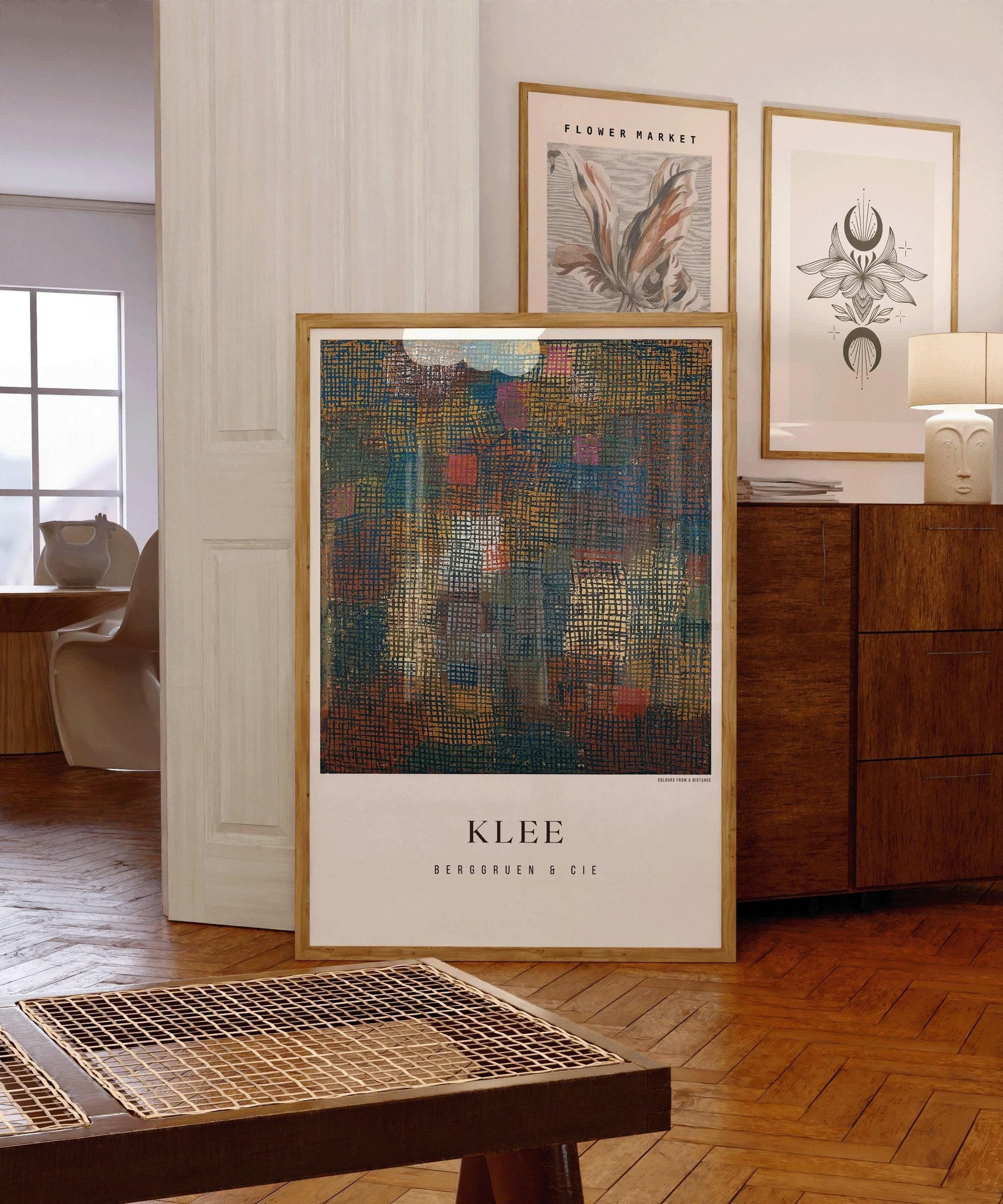 Paul Klee - Couleurs vues de loin | Art abstrait moderne (Disponible encadré ou non encadré)