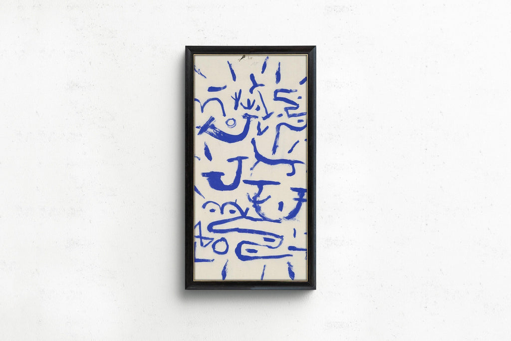 Paul Klee - Creeper and Climber Print: Vintage Mid-Century Modern Abstract Art