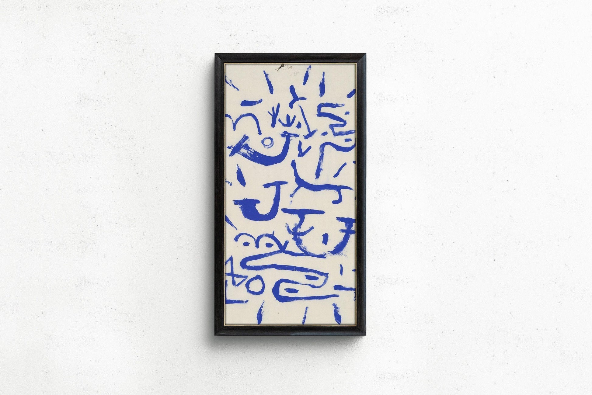 Paul Klee - Creeper and Climber Print: Vintage Mid-Century Modern Abstract Art