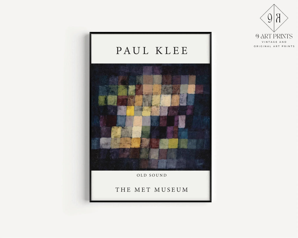 Paul Klee - Old Sound | Affiche d'exposition d'art moderne (disponible encadrée ou non encadrée)