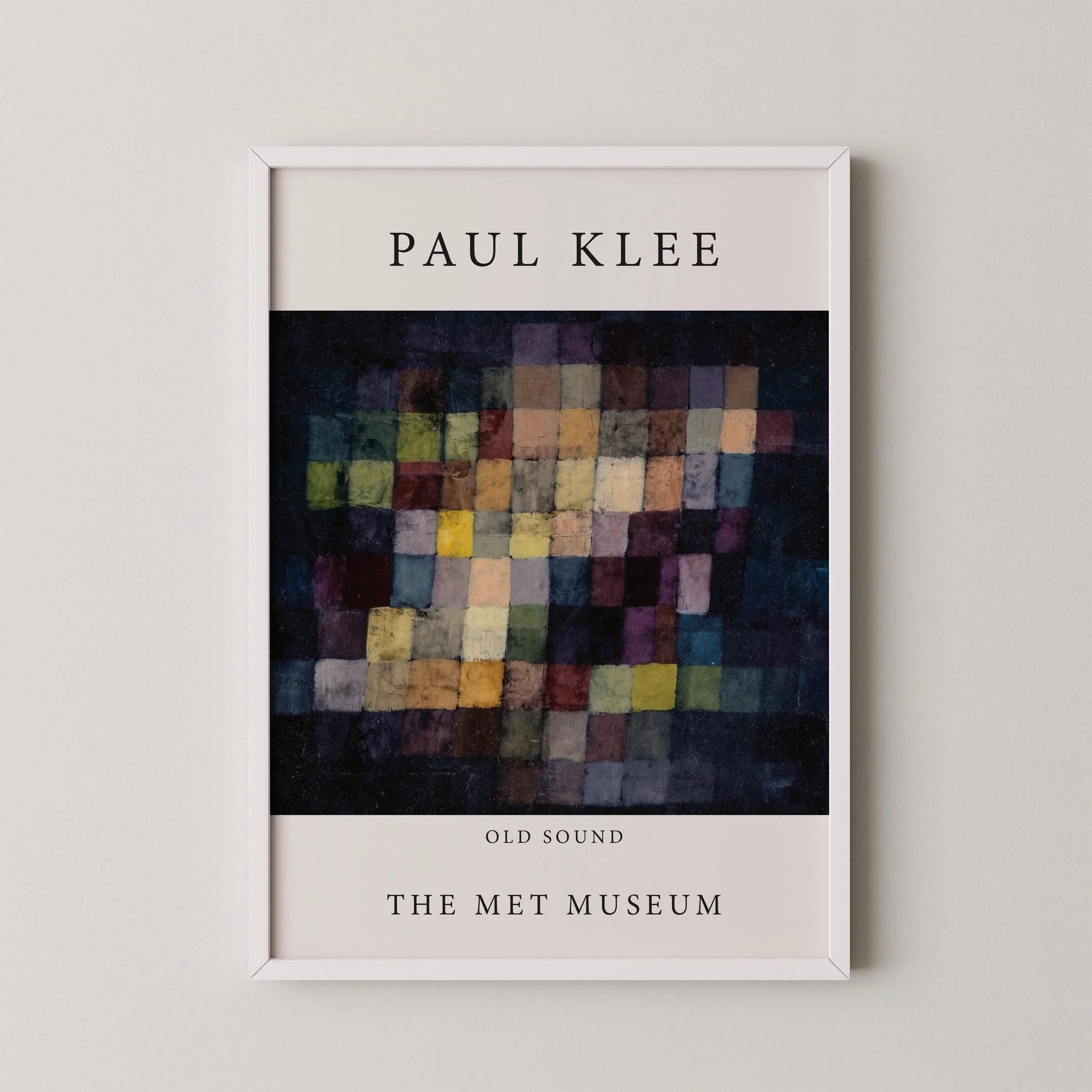 Paul Klee - Old Sound | Affiche d'exposition d'art moderne (disponible encadrée ou non encadrée)