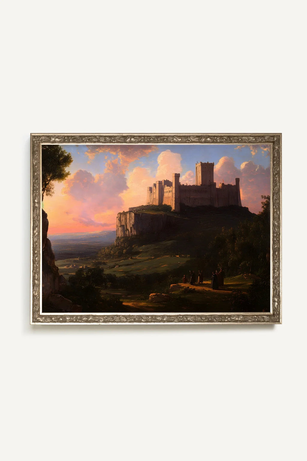 Epic Landscape, Vintage Silver Frame