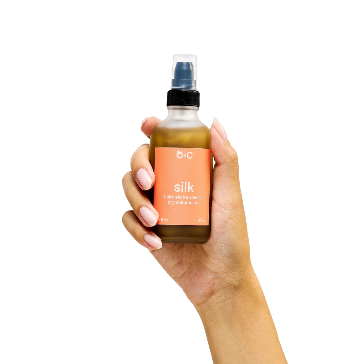 shimmer dry body oil : silk