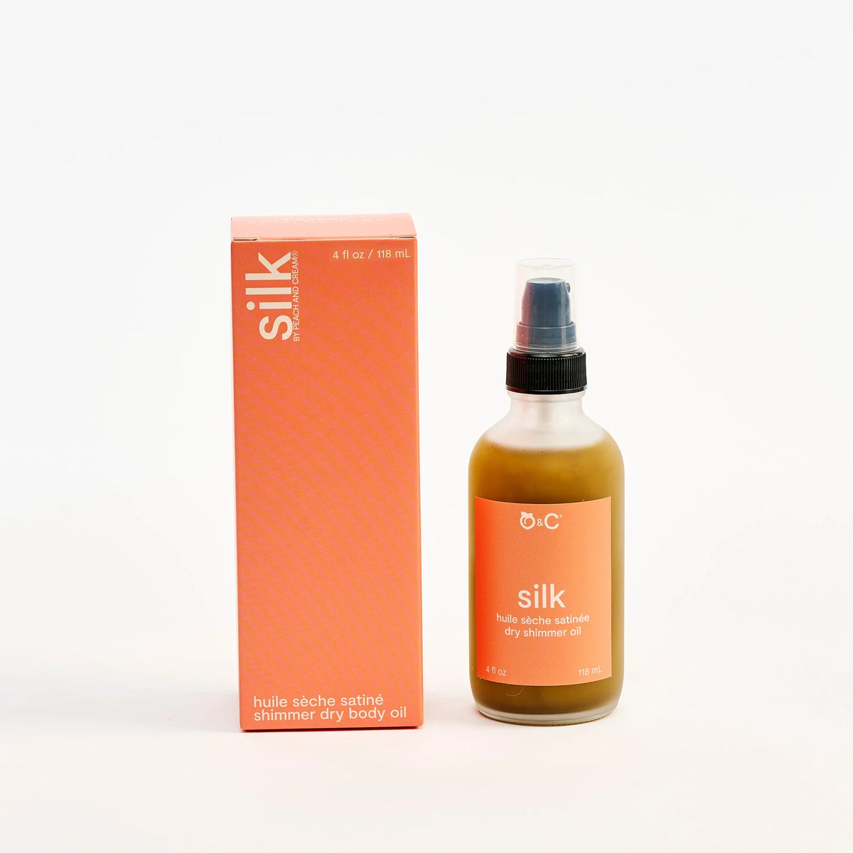 shimmer dry body oil : silk