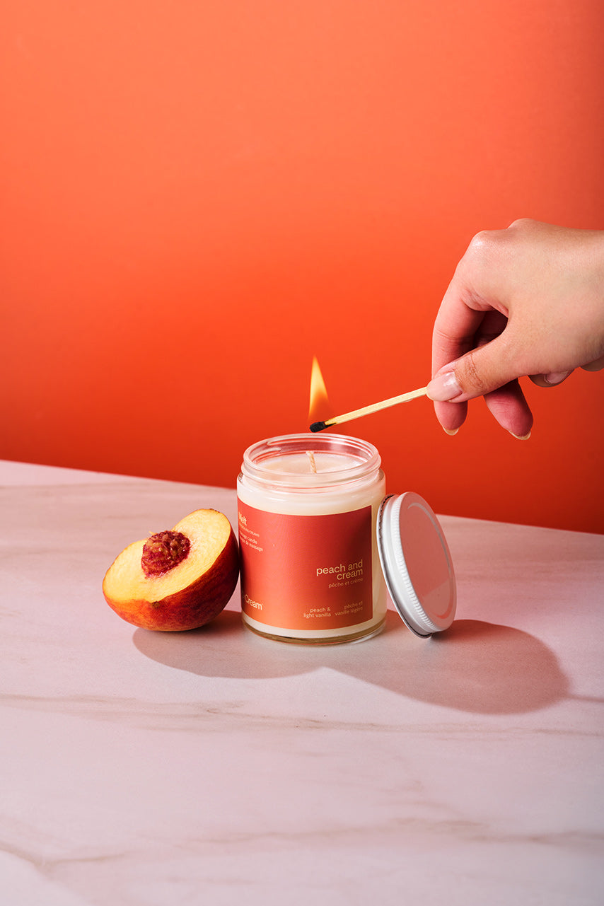 massage candle : melt