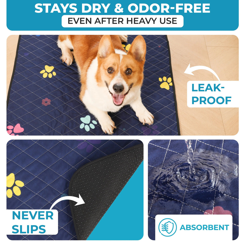 Washable Dog Pee Pads -  Super Absorbent, Leakproof, Quick-Drying, Reusable Puppy Pads LUFTPETS