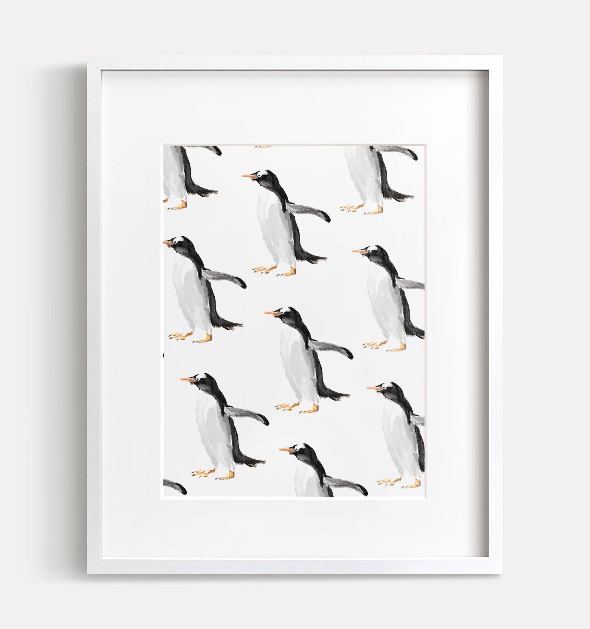 Illustration de la grande famille des pingouins