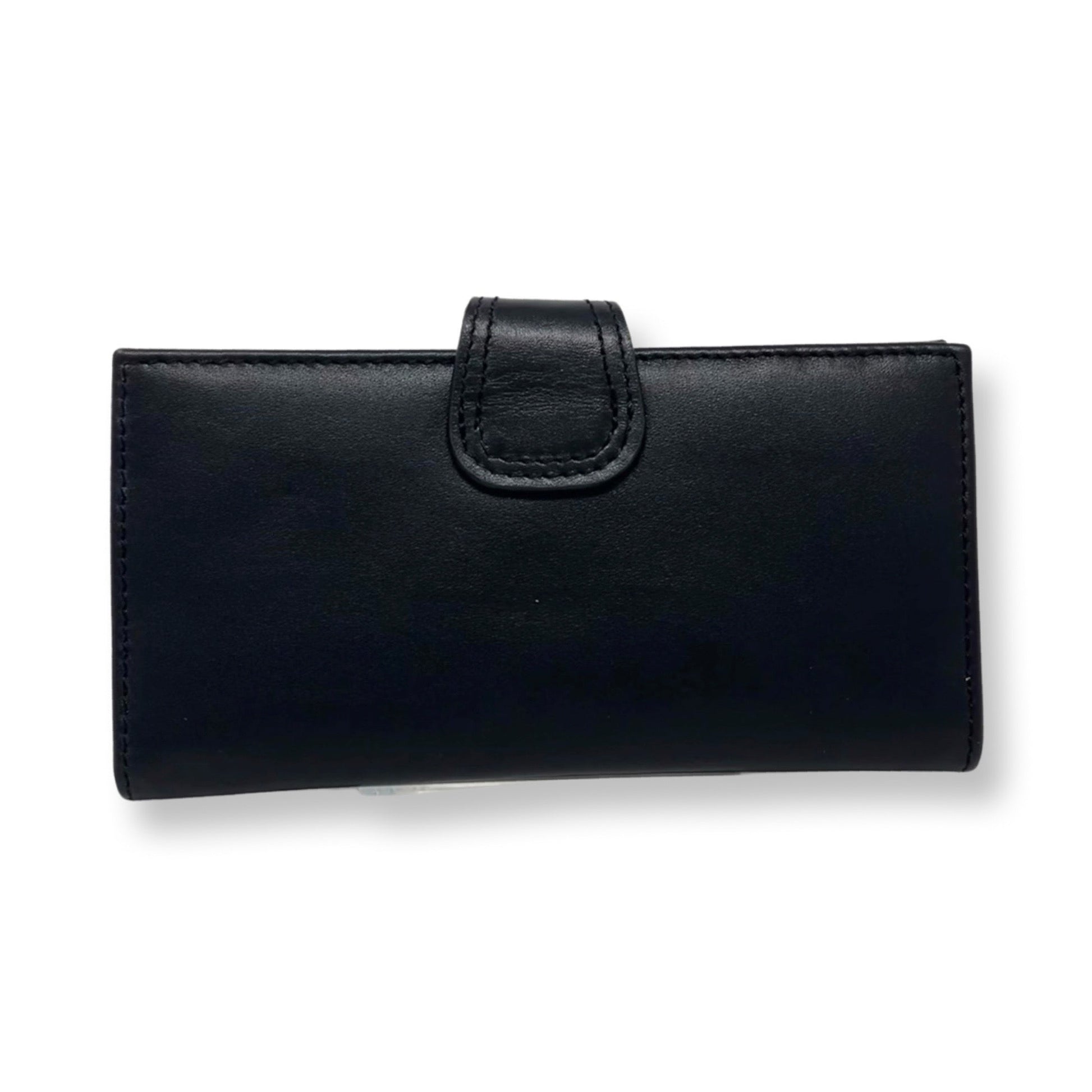 Small Genuine Leather Wallet Denise, Black