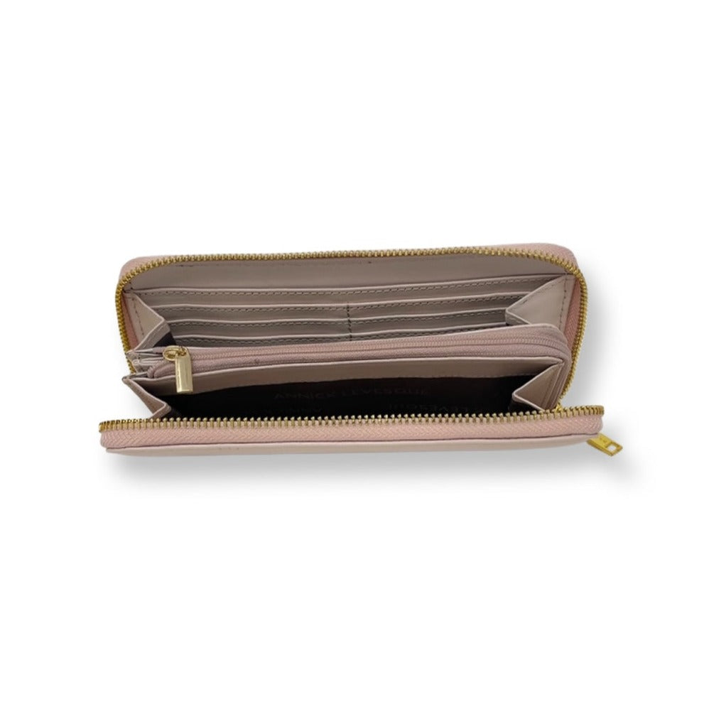 Genuine Leather Wallet Rose Blush, Carla