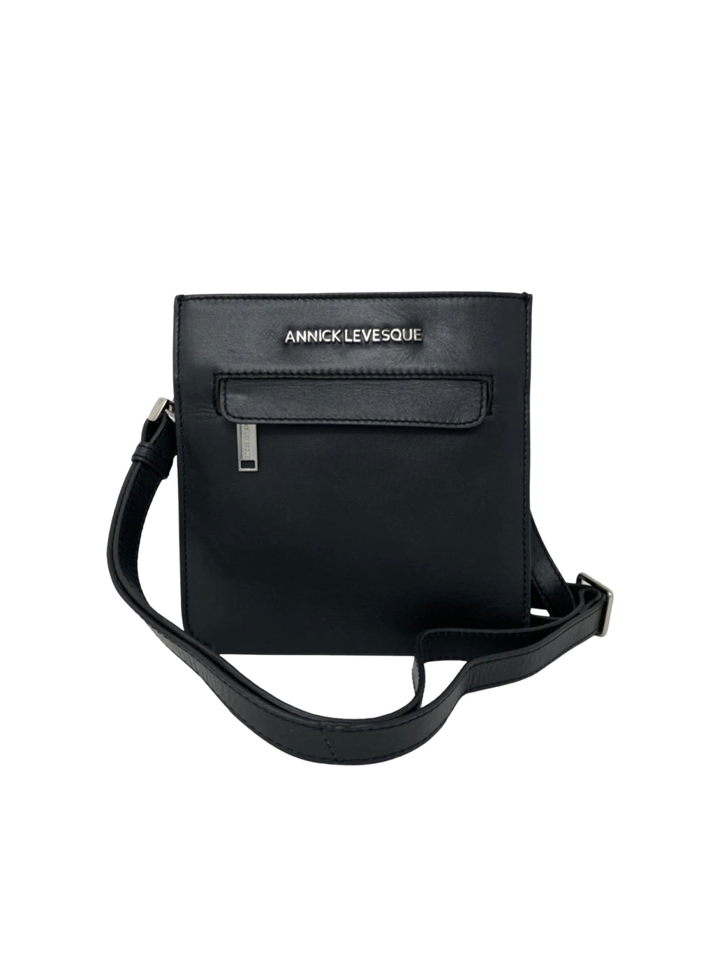 Black Leather Handbag | Lina