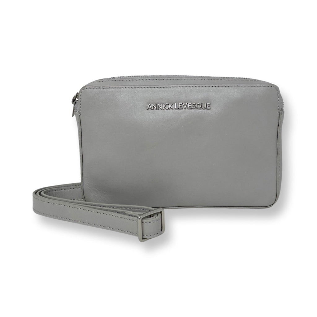 Small Beaded Leather Crossbody Bag - Annie