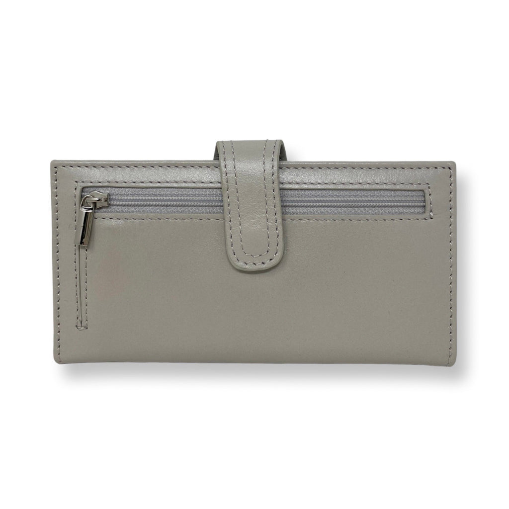 Small Beaded Leather Wallet - Denise