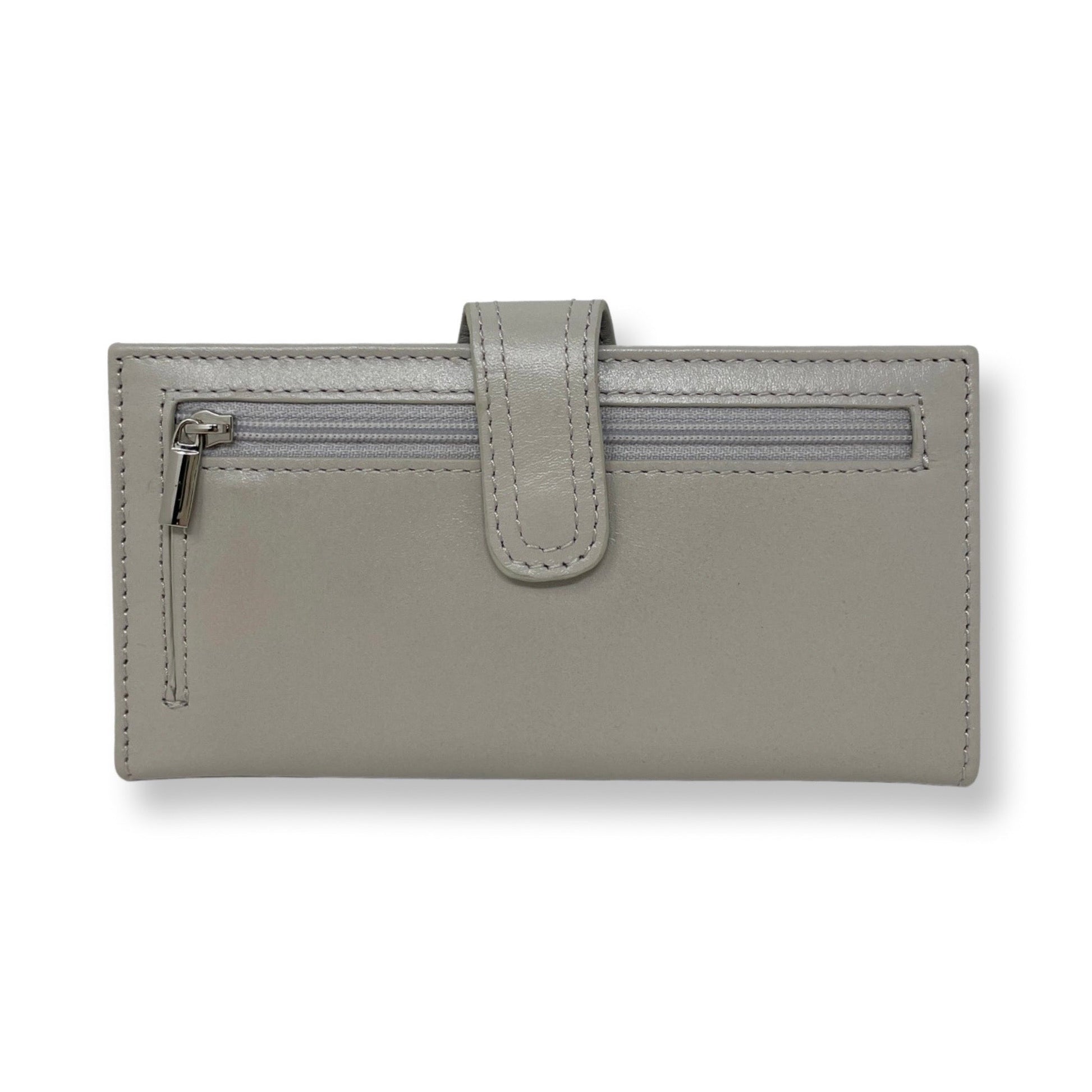 Small Beaded Leather Wallet - Denise