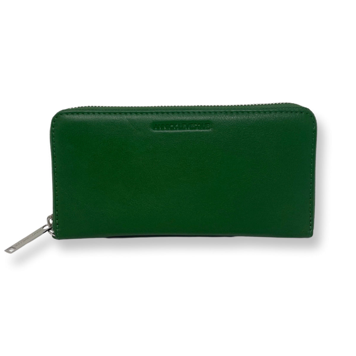 Small Green Leather Wallet - Carla