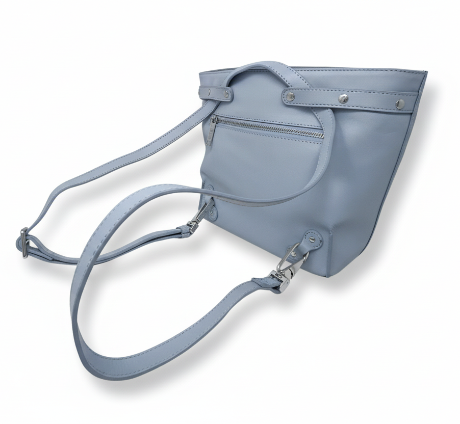 Light Blue Genuine Leather Bag | Kelly