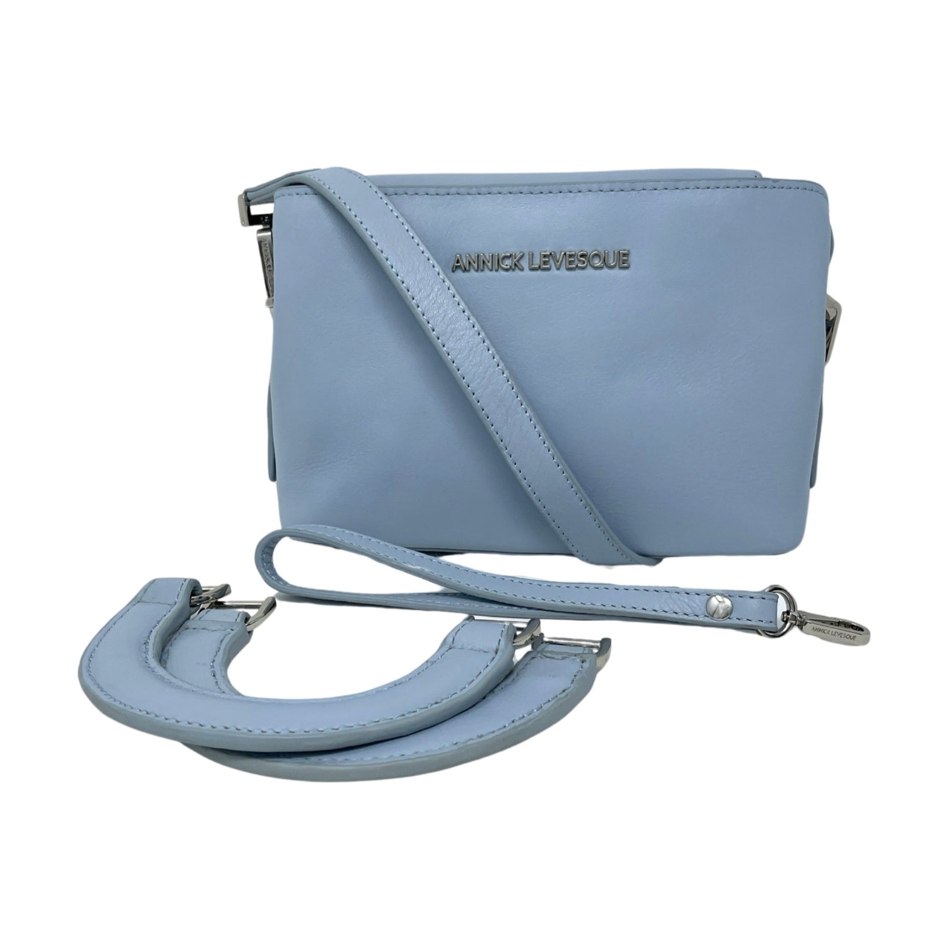 Two-in-One Handbag, Powder Blue | Clarence